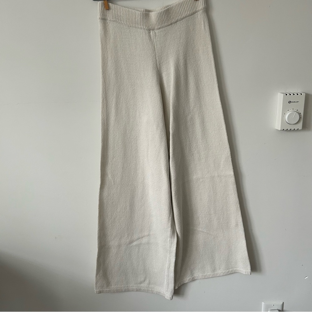 Zara Wide-Leg Knit Pants